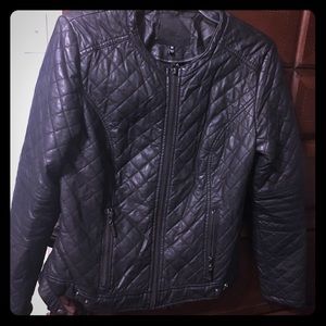 🖤🖤Faux leather cool jacket🖤💜